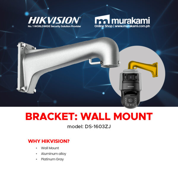 Hikvision	DS-1603ZJ WALL MOUNTING BRACKET