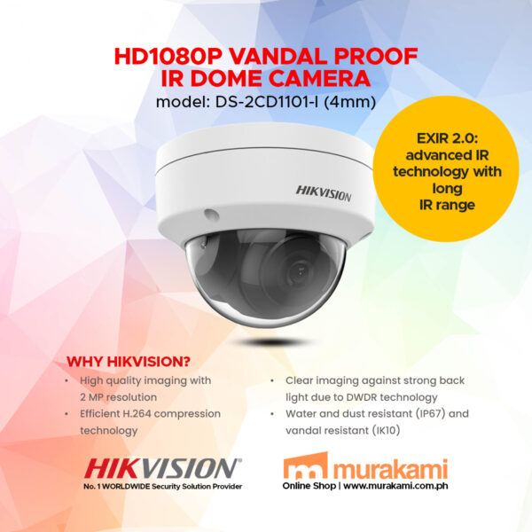 Hikvision DS-2CD1101-I (4mm) 1.0 MP CMOS Network Bullet Camera
