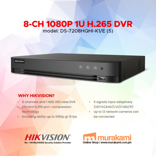 Hikvision DS-7208HQHI-K1/E (S)
