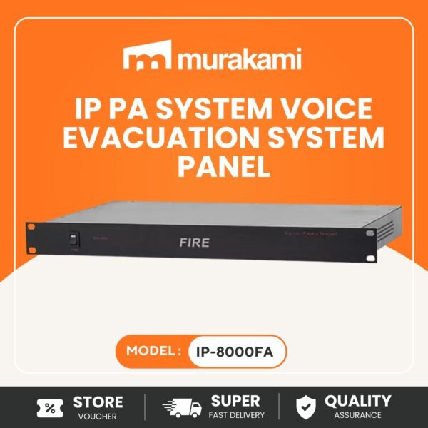 PA System Voice (IP-8000FA) for Best Emergency Audio Broadcasting