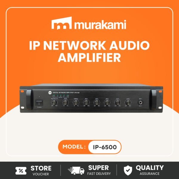 IP Network Audio System (IP-6500) for Best Public Address Applications