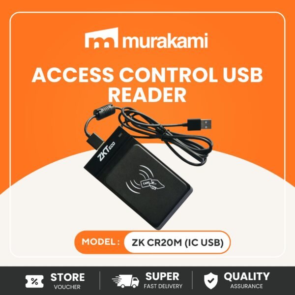 ZKTeco (ZK CR20M) (IC USB) Mifare Card Reader for Best Access Control Software