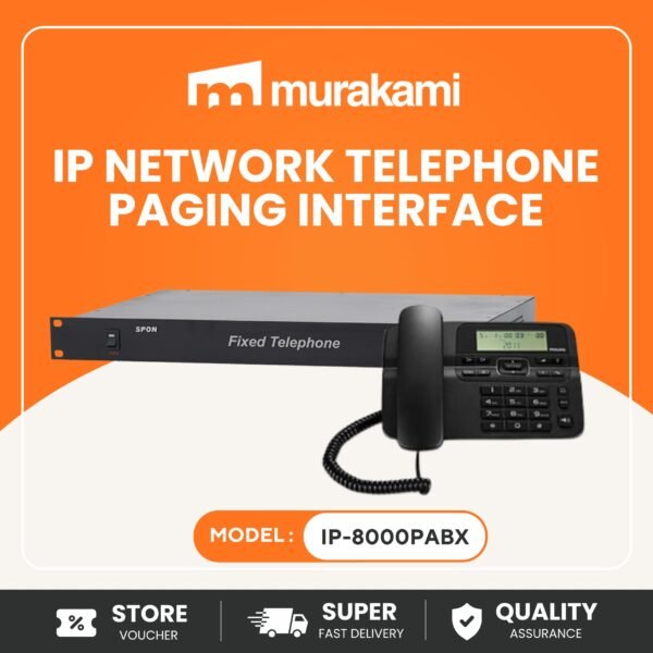 IP Network (IP-8000PABX) for Best Telephone Paging Interface