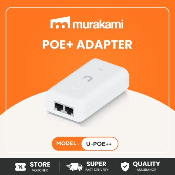 Ubiquiti (U-PoE++) 60W PoE Injector for Amazing Enterprise Networks