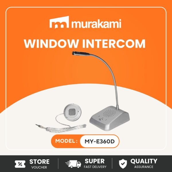 Window Intercom System (MY-E360D) for Best Customer Counter Audio Communication System