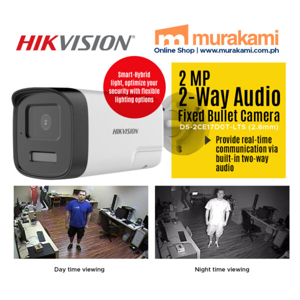 Hikvision	DS-2CE17D0T-LTS (2.8mm)