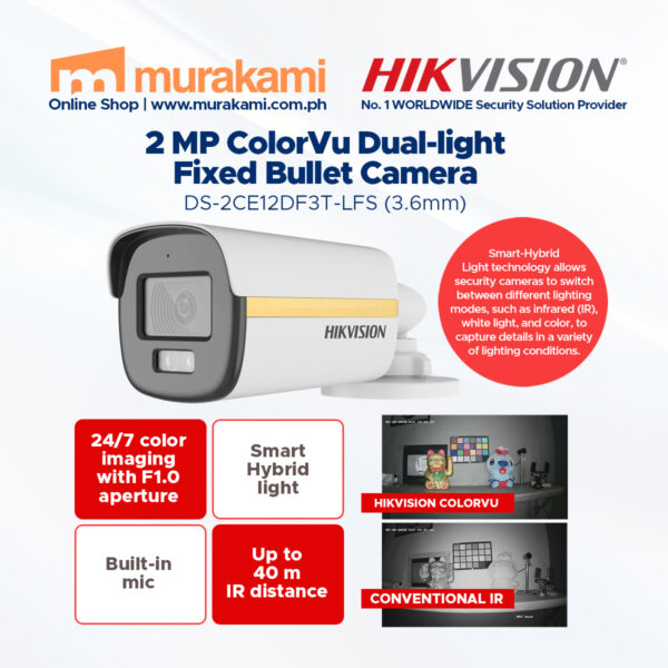 Hikvision	DS-2CE12DF3T-LFS (3.6mm) - Image 2