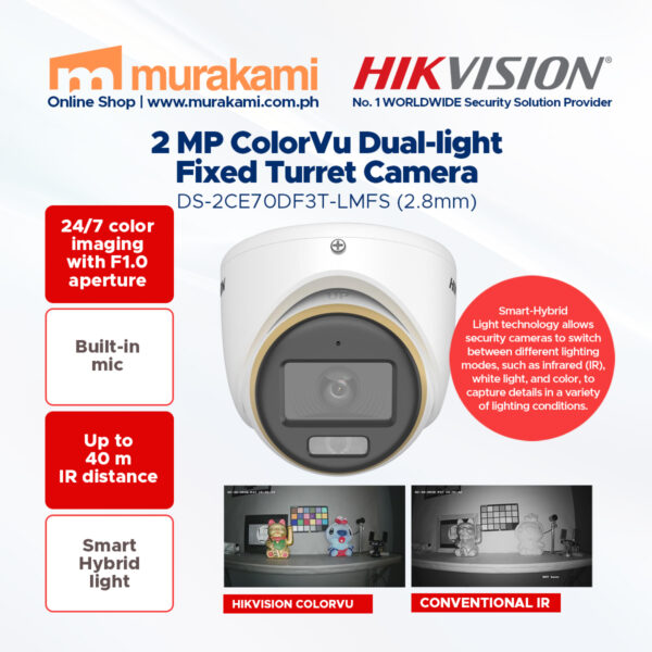 Hikvision	DS-2CE70DF3T-LMFS (2.8mm)