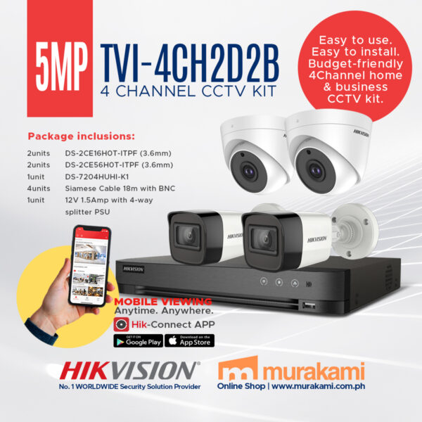 Hikvision	TVI-4CH2D2B-5MP