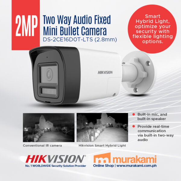 Hikvision	DS-2CE16D0T-LTS (2.8mm)