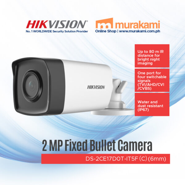 Hikvision	DS-2CE17D0T-IT5F（C）(6mm)