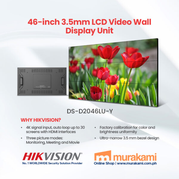 Hikvision	DS-D2046LU-Y 46-inch 3.5mm LCD Display Unit