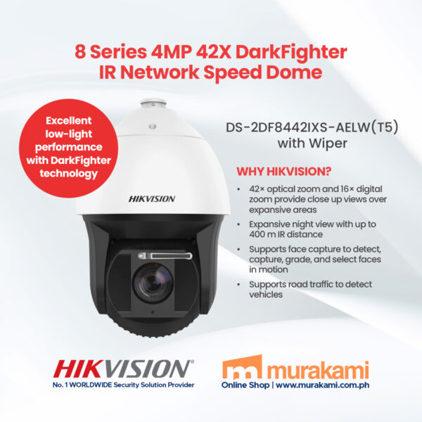 Hikvision	DS-2DF8442IXS-AELW(T5) (with wiper)