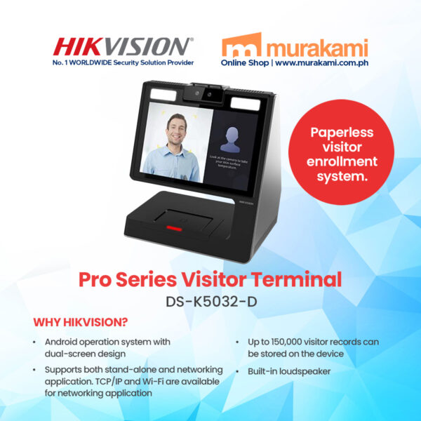 Hikvision	DS-K5032-D Temperature Screening Visitor Terminal