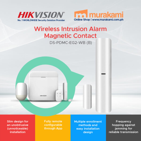 Hikvision	DS-PDMC-EG2-WB (B) Wireless Magnet Detector