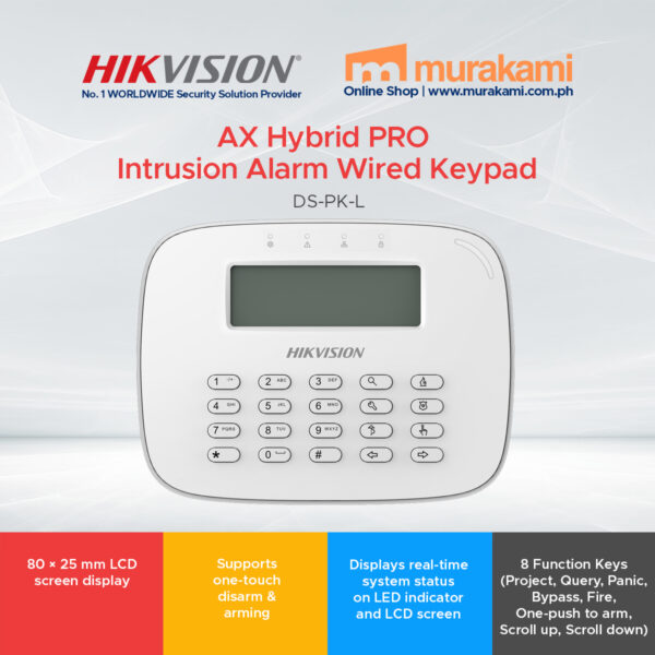 Hikvision	DS-PK-L Wired Keypad
