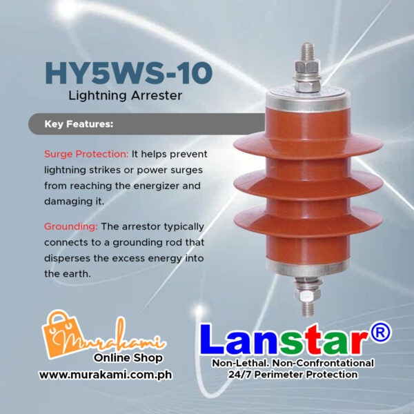 Lanstar HY5WS-10 Lightning Arrester