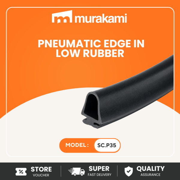 Beninca (SC.P35) Pneumatic Safety Edge Low Rubber for Automatic Gates