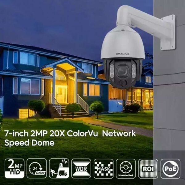 Hikvision	DS-2DE7A412MCG-EB 7-inch 4 MP 12X ColorVu Network Speed Dome - Image 3