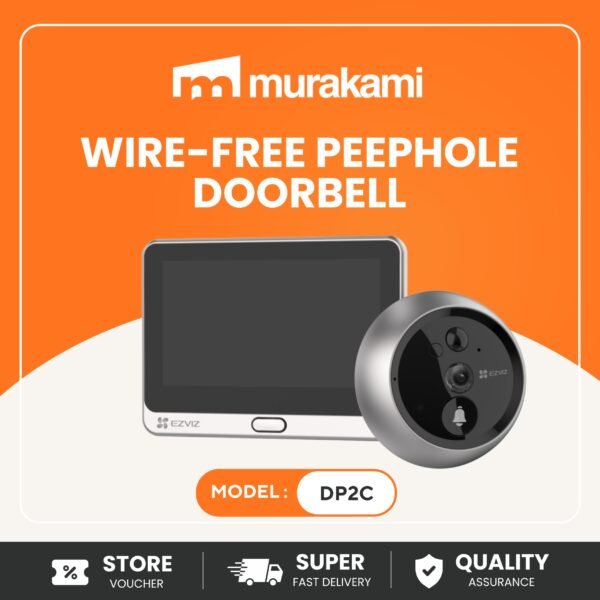 EZVIZ Wire-Free Peephole Doorbell (DP2C)