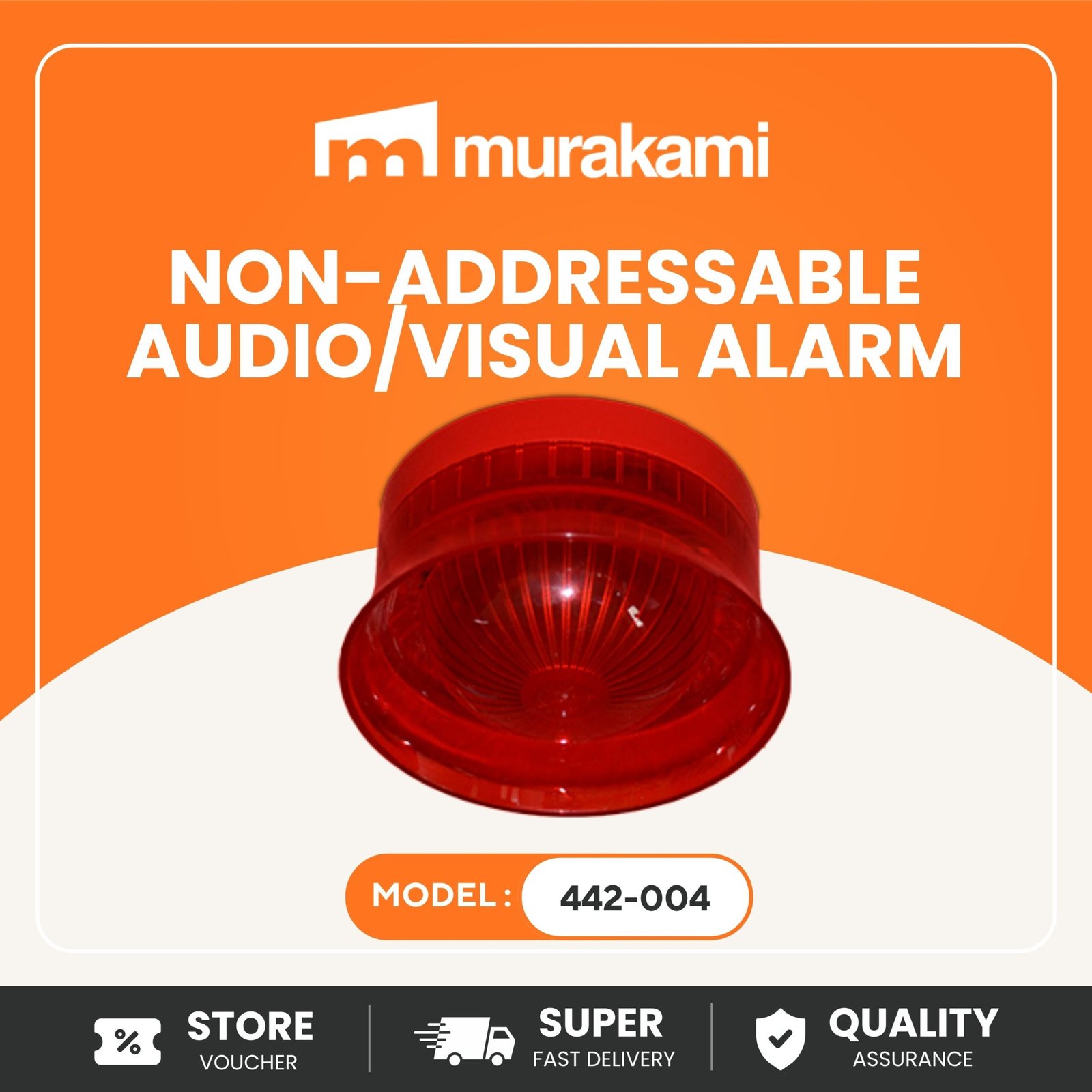 Numens (442-004) For High Quality Non-Addressable Audio Visual Alarm
