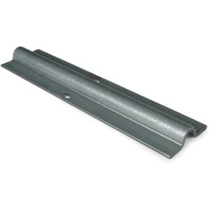 Hi Motion 2186.3 Stainless steel track to be fixed for gates and doors, with half-round groove