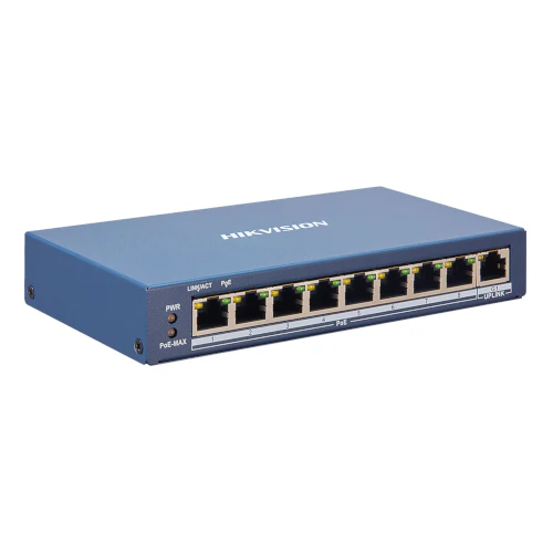 Hikvision	DS-3E0310HP-E 8 Port Fast Ethernet Unmanaged POE Switch