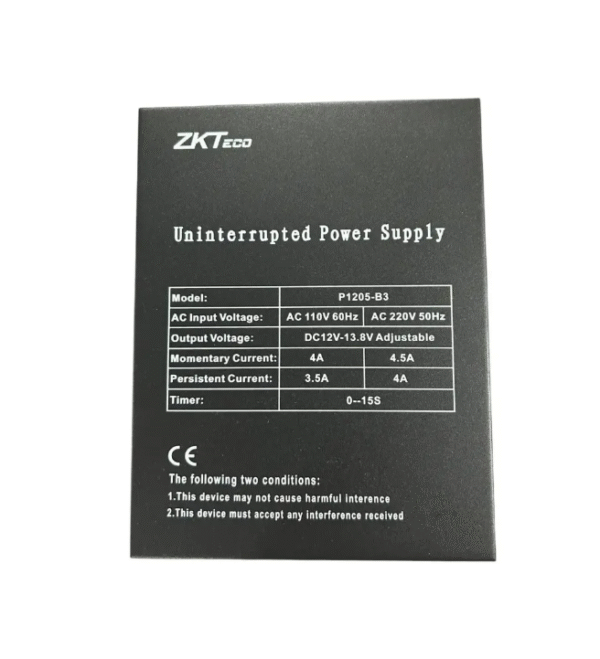 ZKTeco P1205-B3 Access Control Power Supply - Image 2