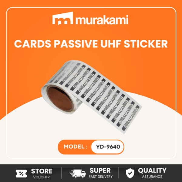 Passive UHF Sticker Card (YD-9640) with Advanced RFID Security