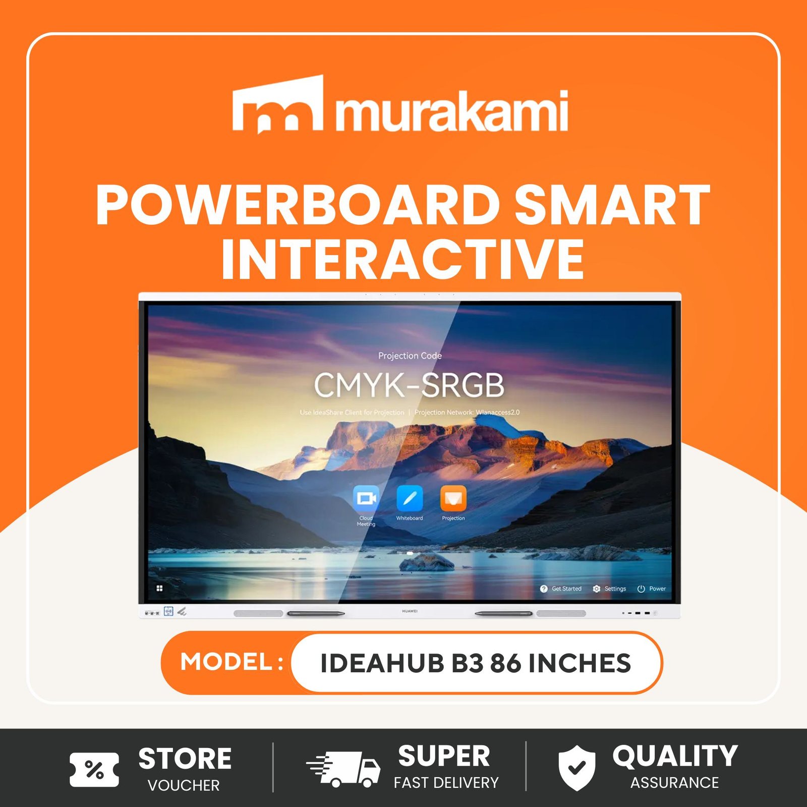 Huawei (IdeaHub B3 86 inches) For A World Best PowerBoard
