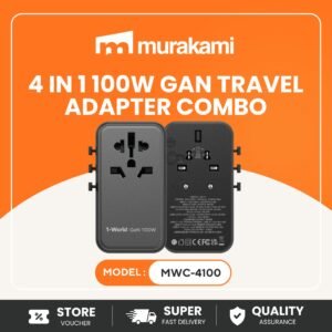 Micropack (MWC-4100) For Amazing 4 IN 1 100W GaN Travel Adapter Combo