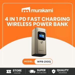 Micropack (WPB-2100) For A Quality 4 IN 1 PD Fast Charging Magnetic Wireless Power Bank