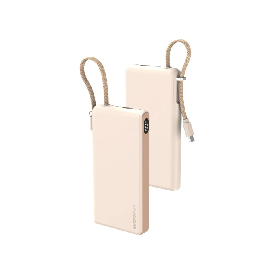 10000mAh Built-in Cable Fast Charging Power Bank (PB-C10) - Image 3