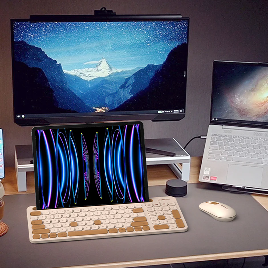 2.4G+Bluetooth Wireless Keyboard and Mouse Combo (KM-238W) - Image 2