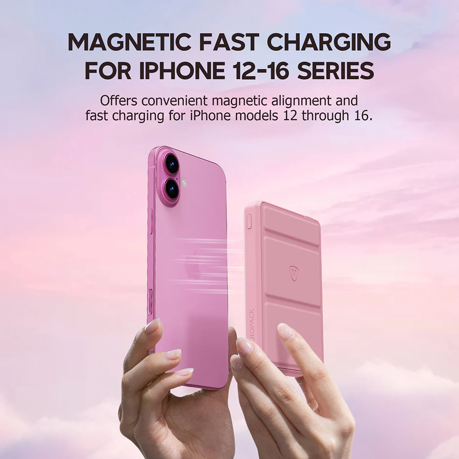 3 IN 1 Magnetic Wireless Charging Powe Bank "Quick Charge Car Charger" (WPB-10) - Image 2