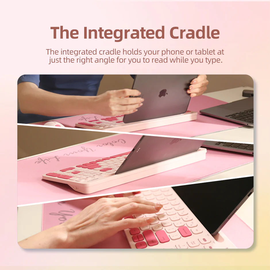 2.4G+Bluetooth Wireless Keyboard and Mouse Combo (KM-238W) - Image 3