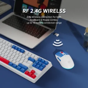 2.4G Wireless Rechargeable Keyboard and Mouse Combo (KM-269W)