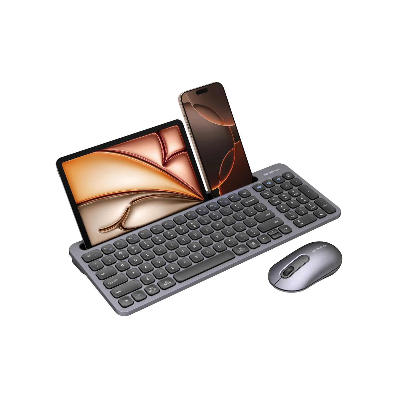 2.4G+Bluetooth Wireless Keyboard and Mouse Combo (KM-238W) - Image 2