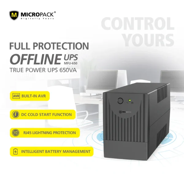 TRUE POWER UPS 650VA (MFU-650)