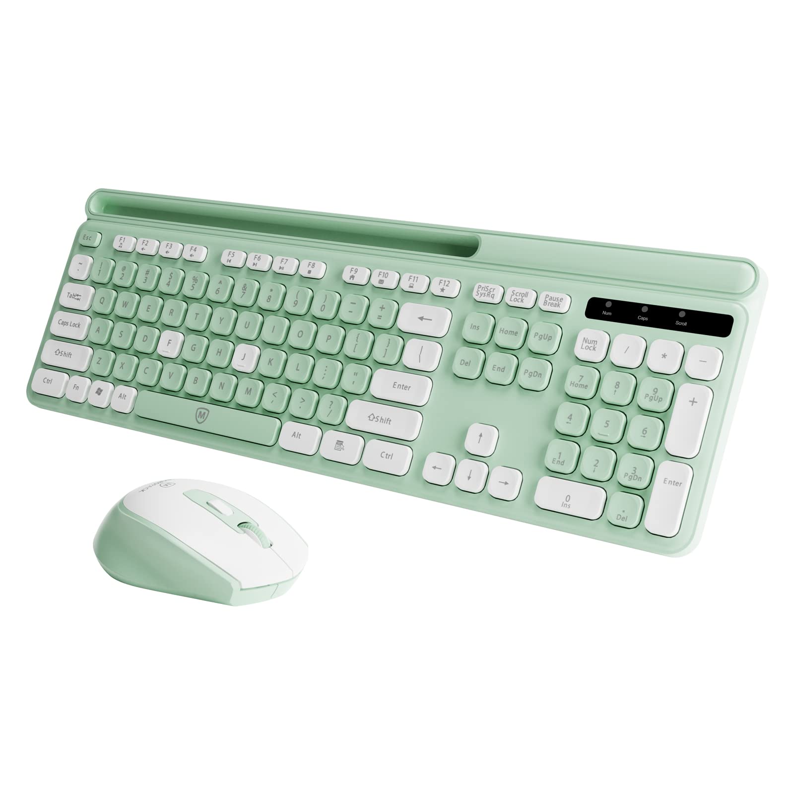 2.4G Wireless Keyboard+Mouse Combo (KM-239W-EN-GNWH) - Image 2