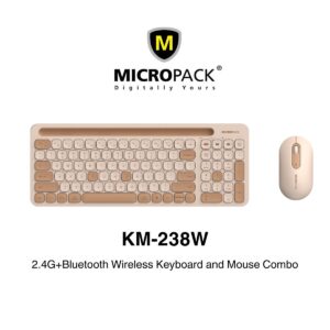 2.4G+Bluetooth Wireless Keyboard and Mouse Combo (KM-238W)