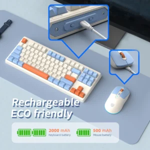 2.4G Wireless Rechargeable Keyboard and Mouse Combo (KM-269W)