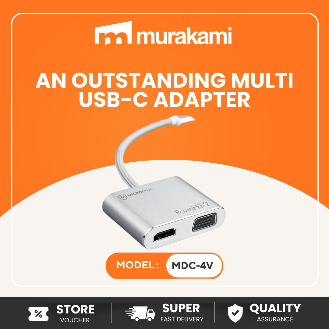 Micropack (MDC-4V) For An Outstanding Multi USB-C Adapter