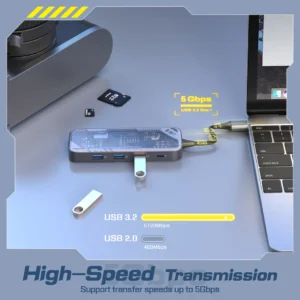 USB-C TO 8-PORTS USB-A HUB  (MDC-N8T)