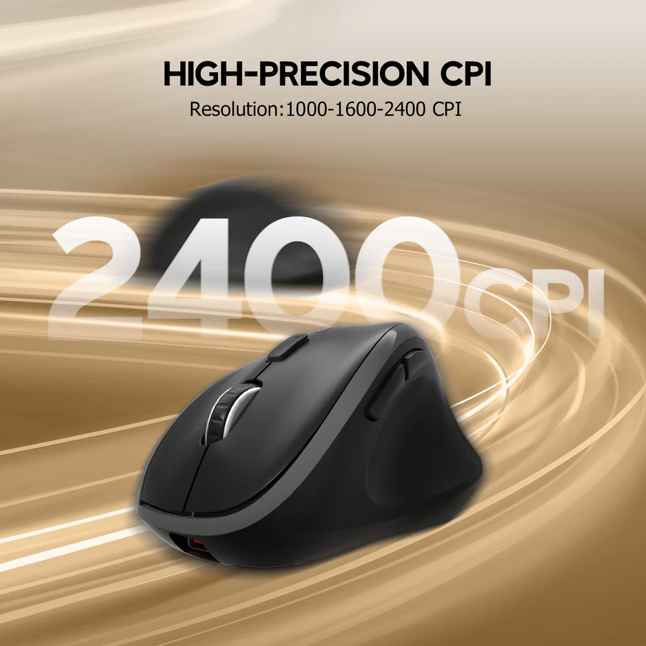 2.4G+Bluetooth Rechargeable Wireless Mouse (ML-W01)