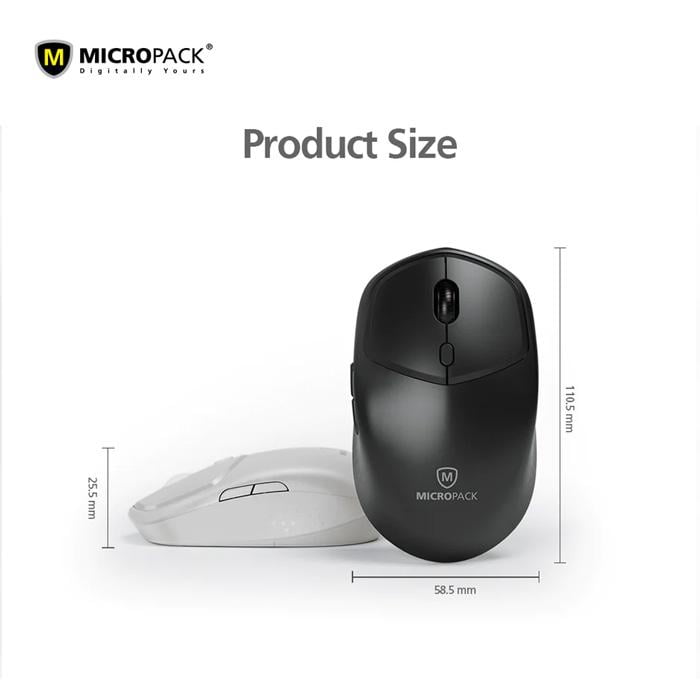 RF 2.4G Wireless Mouse (AM-726W-BK) - Image 3
