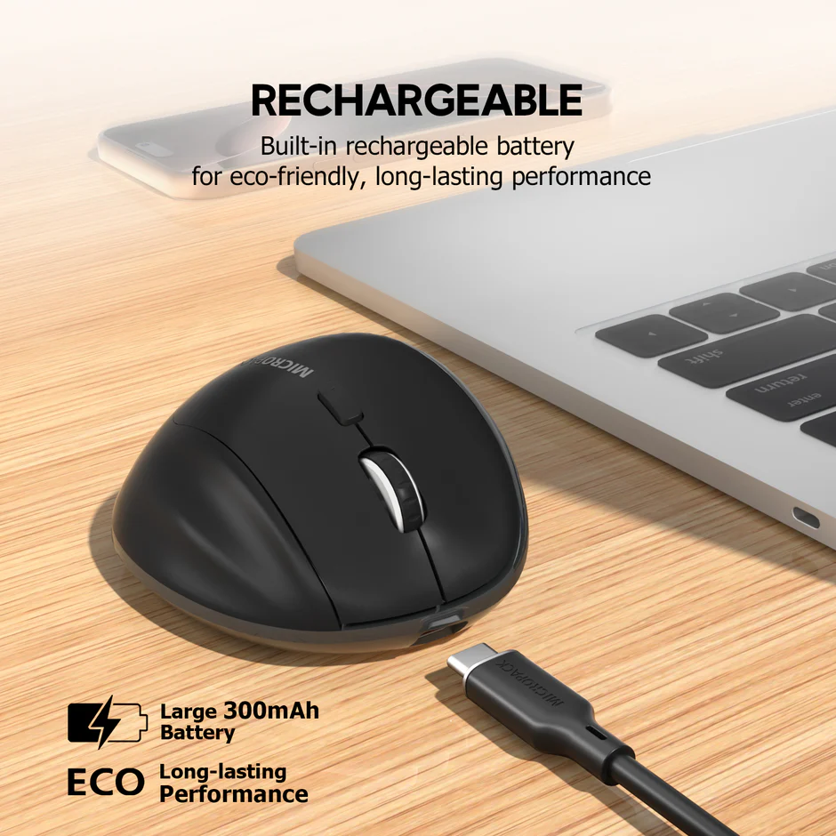 2.4G+Bluetooth Rechargeable Wireless Mouse (ML-W01) - Image 4