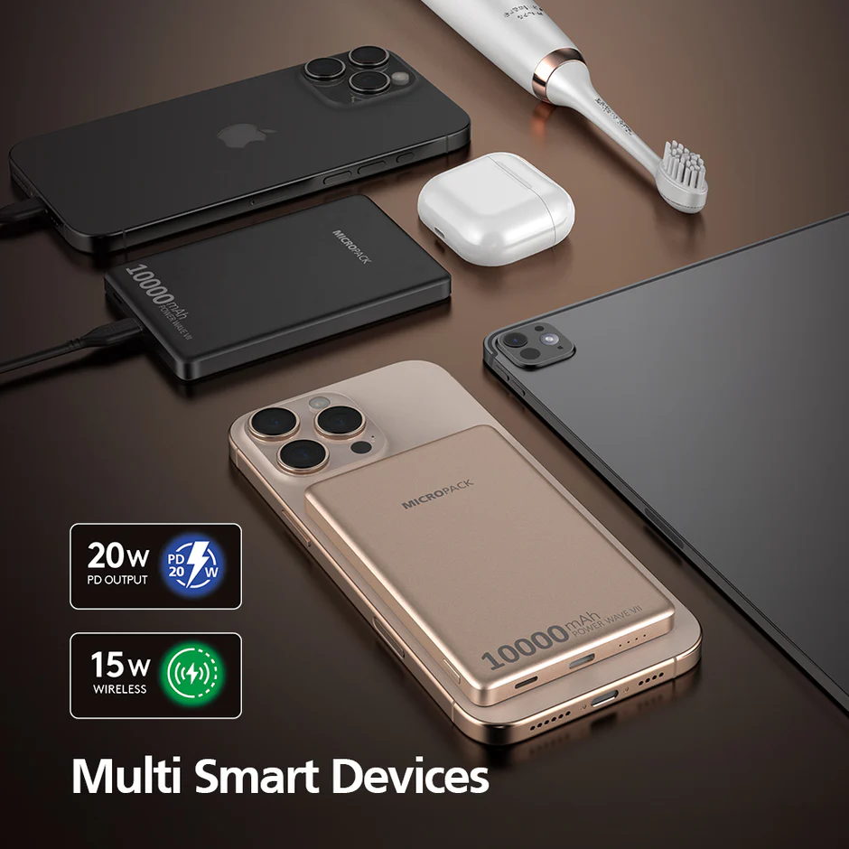 2 in 1 Slim Magnetic Wireless Power Bank (WPB-10S) - Image 2