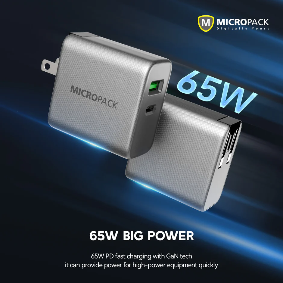 65W GaN Wall Charger (MWC-265PD-ES)