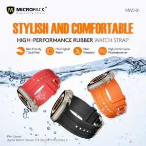 Fluorine Rubber  Watch Strap (MWS-01)